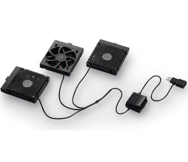 Cooler Master Chłodząca NotePal U3 Plus (13 do 17", czarna) - 165359 - zdjęcie 3
